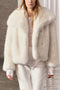 Elegant Women's Faux Fur Coat | Modern, Warm, and Luxurious