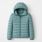 Women's Lightweight Hooded Down Jacket | 80% White Duck Down