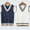 Christof | Men’s V-Neck Knitted Sleeveless Jumper Vest