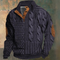 Men's Thick Knit Sweater - Long Sleeve Daily Pullover