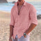 Men’s Long-Sleeve Linen Shirt – Spring & Summer