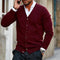 Men’s Elegant Button-Up Cardigan | Smart Casual